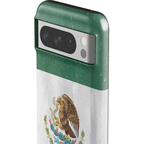 Mexico Flag Distressed Google Pixel 8 Pro Impact Case